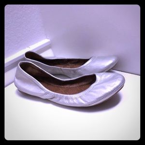 Silver Metallic Flats Lucky Brand Space